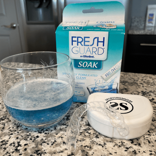 Cleaning Your Retainer With Fresh Guard Soak