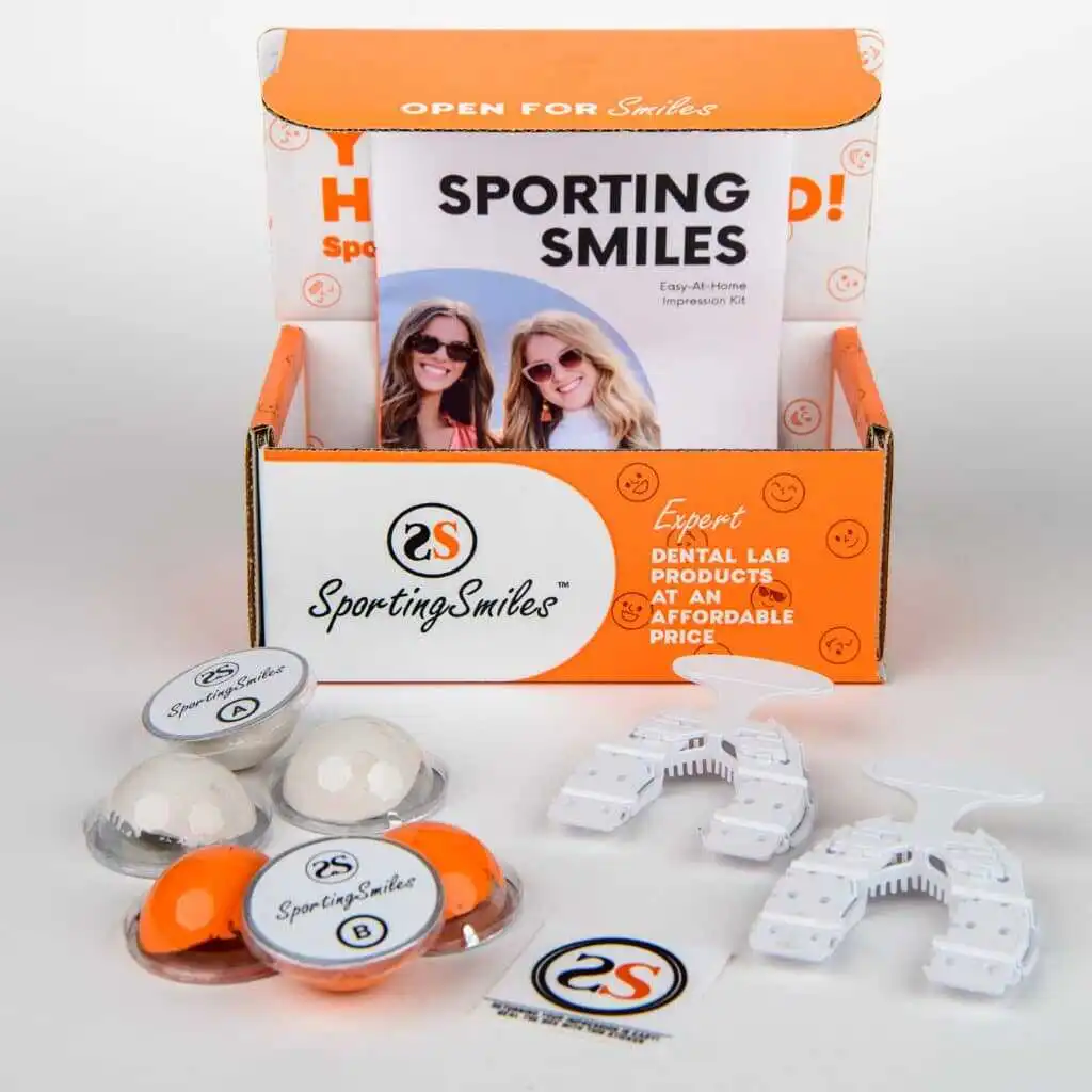 The teeth impression kit by SportingSmiles