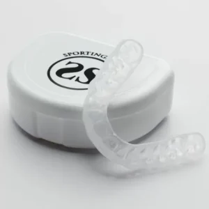 Sporting Smiles clear hard flexible retainer