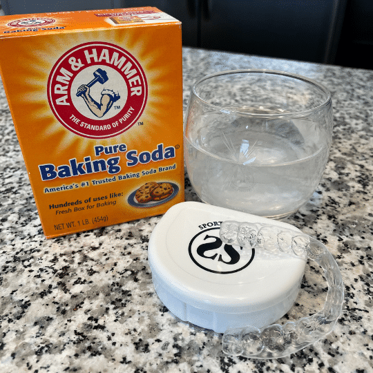 Cleaning your retainer with baking soda