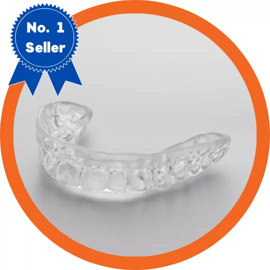 Our best-selling clear mouthguard