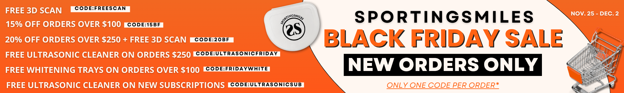 Black Friday 2025 New Orders Banner