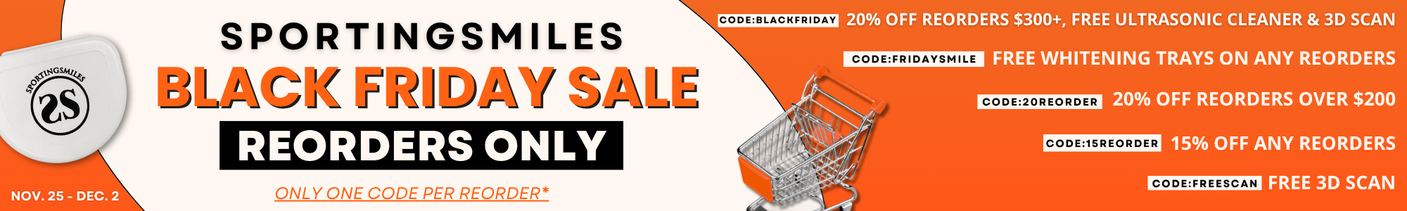 Black Friday 2025 Reorder Banner